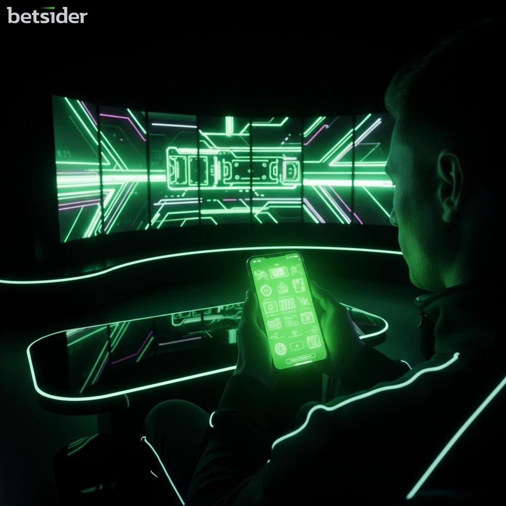 A game of mobile blackjack shown within the Betsider casino app interface.