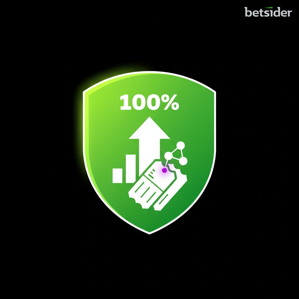 A five-fold accumulator bet slip with a boosted odds percentage displayed