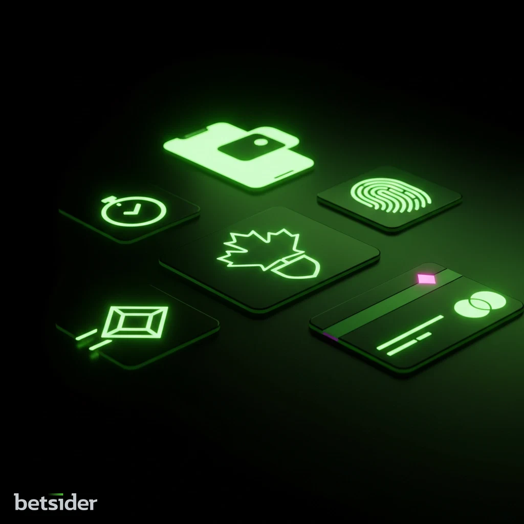 An icon illustrating a rapid transfer of money from a gaming wallet to a bank account, signifying a fast payout.