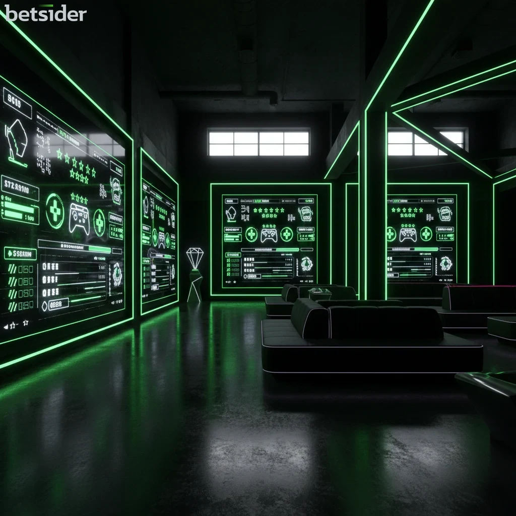Screenshot of the main casino lobby at Betsider, showcasing a colorful grid of various slot game titles.