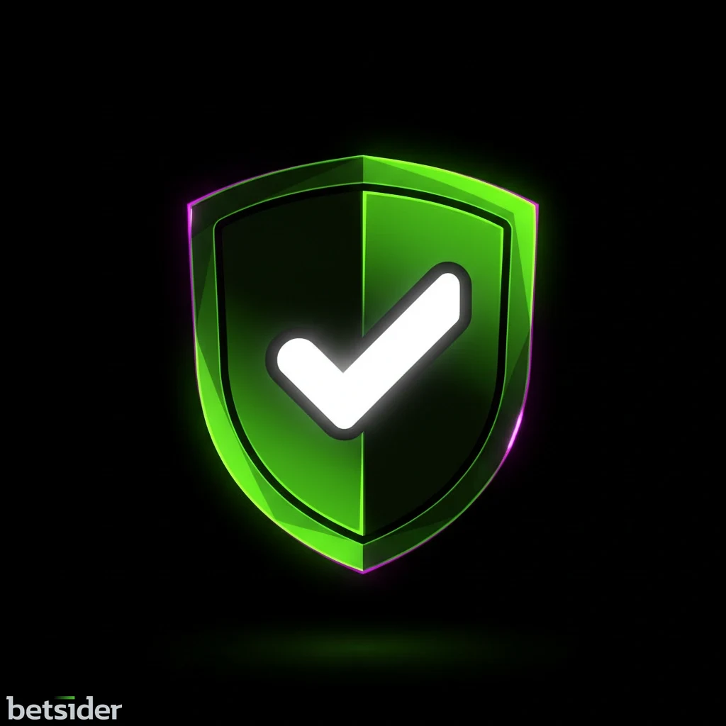 A digital shield icon symbolizing Betsider Canada's strong data protection measures.